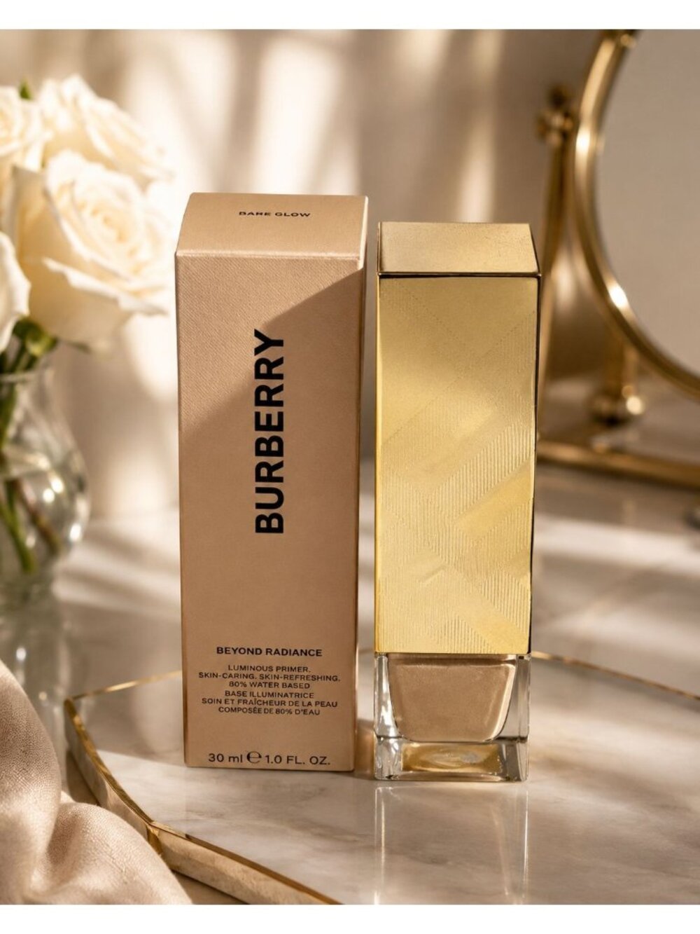 Burberry Beyond Radiance Luminous Primer Bare Glow 1.0 oz 30ml New In Box Luxury